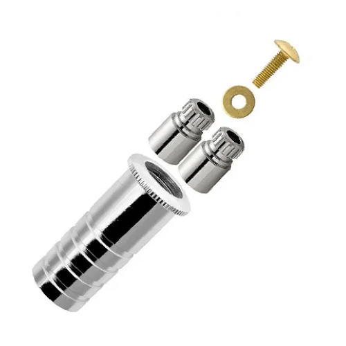 Prolongador Cromado de 20mm para Registro de Pressão Blukit